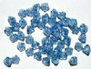 50 5mm Transparent Light Sapphire Lustre Baby Bell Flower Beads